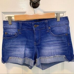 Celebrity Pink | Women | Cuffed Denim Shorts | Blue | 3/26